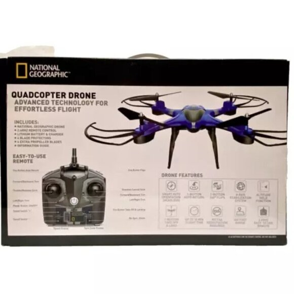 Quadcopter Drone Advanced Technology National Geographic Remote Control NIB - Picture 2 of 16